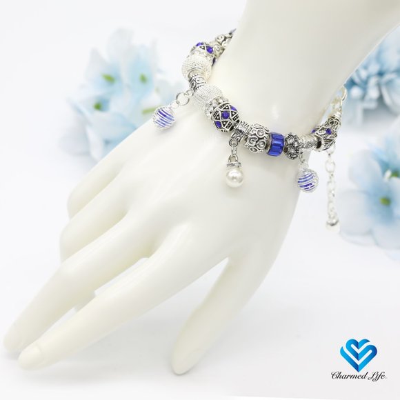 European Charm Bracelet - True Blue (0790) - Picture 2 of 3